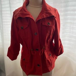 Anne Klein fashion jacket cropped sleeves size xl